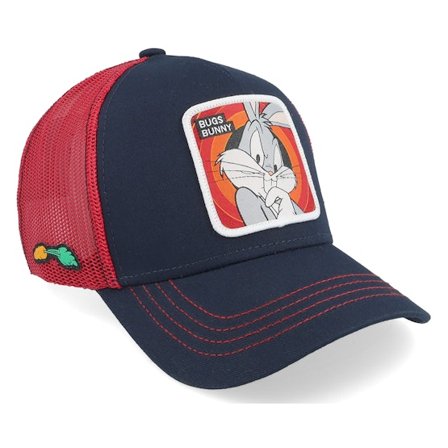 Capslab - Black - trucker - Cap - Looney Tunes Bugs Bunny Black/Red Trucker - Hatstore