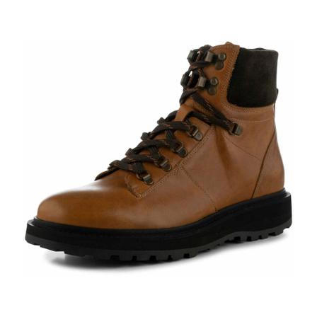 Shoe the Bear, Kite boots leather - RED Brown Bruin, Heren, Maat:46 EU,rubber