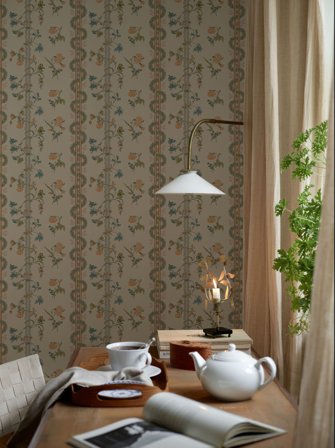 Duro Tapet, Nyckelviken Ett 085-04 Gammalsvenska Papper, L, Multi, Färg & tapeter