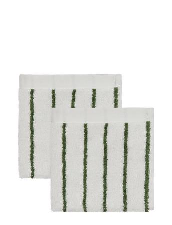 Raita Wash Cloth - Pack Of 2 Home Textiles Bathroom Textiles Towels & Bath Towels Face Towels Multi/mønstret OYOY Living Design*Betinget Tilbud