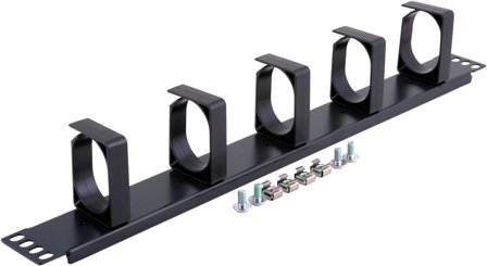 TOTEN 19" kableringspanel 1U, 5 fästen