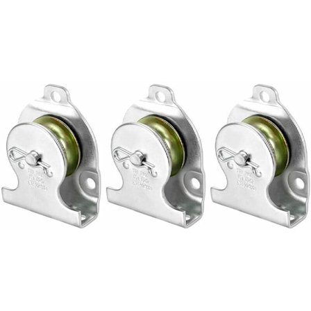 3PCS Lyftblock roterande block enkel block enkel block block metall roterande block block med kullager enkel krok block