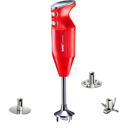 Bamix Prime stavblender 250 watt, rød | KitchenOne