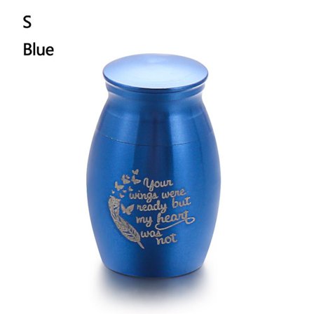 Kremeringsurner til kæledyr Askeholder Keepsake BLUE S