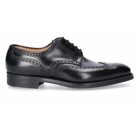 Crockett & Jones, Derby shoes Trafford Czarny, Mężczyzna, Rozmiar: 40 EU