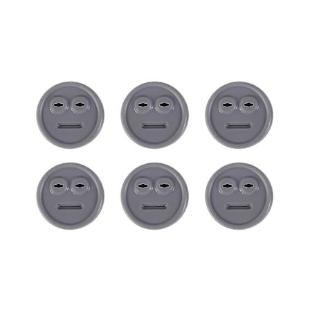 6 kpl anturiläpivienti, Weber 85037 Smokey Mountain Cookers -anturiporttiin