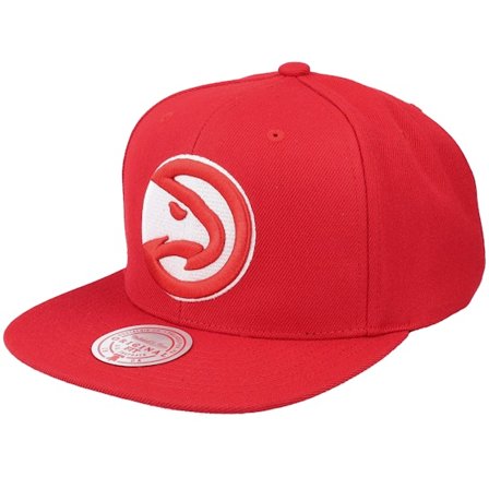 Mitchell & Ness - NBA Rouge snapback Casquette - Atlanta Hawks Team Ground 2.0 Red Snapback @ Hatstore