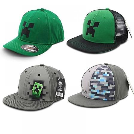 Onxe One Size Steve Creeper Modell Baseball Cap Peaked Cap Barn for barn og kvinner Spill Fans Bursdagsgave Leker My Worldeds Solhatt (hd) 1