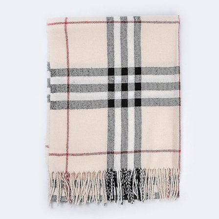 Høst og vinter imitert kasjmirskjerf rutete varmt sjal utvidet og langt vilt dusk tykt skjerf