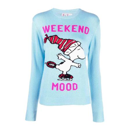 MC2 Saint Barth, Sweatshirts Blauw, Dames, Maat:L