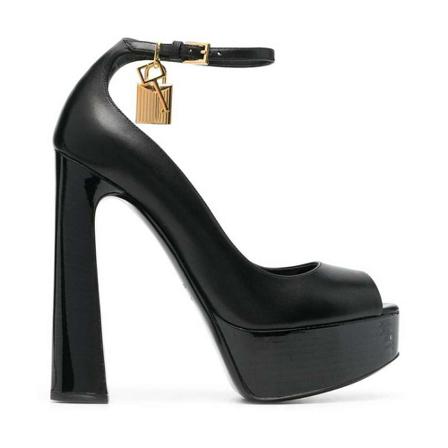 Tom Ford Pumps svart, Dam Sandaler, Dam, Storlek: 40 EU