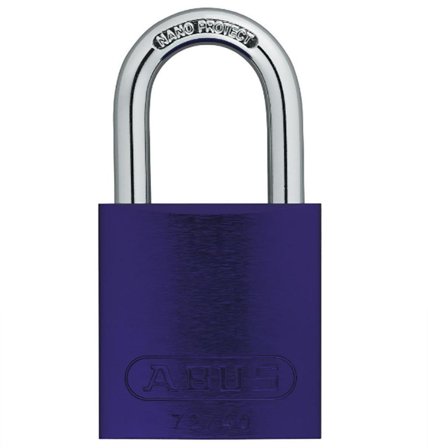 ABUS 72/40 Hengelås 74 x 39 mm, herdet bøyle Lilla, Dør- & vindusbeslag