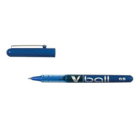 PILOT Bläckkulpenna, V-ball, 0,5 mm, blå - Lyreco - Kontorsmaterial - Pennor - Bläckkulpennor