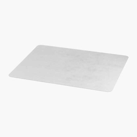 Biltema - Gulvbeskyttelsesmatte 120x90cm - Solid PETG-Plast Matte til Beskyttelse mot Slitasje og Smuss