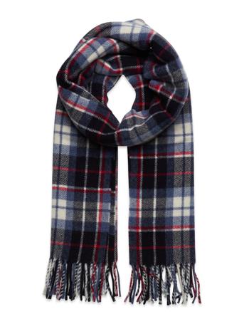Woven Wool-Blend Check Scarf Accessories Scarves Winter Scarves Multi/mönstrad Scotch & Soda