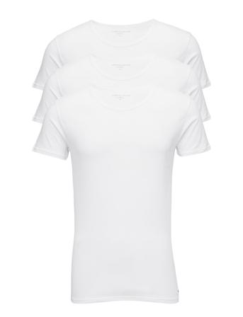 Stretch Cn Tee Ss 3Pack Underwear Night & Loungewear Pyjama Tops Vit Tommy Hilfiger