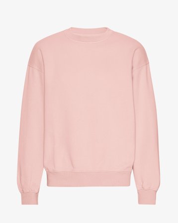 Organic Oversized Crew - Faded Pink L