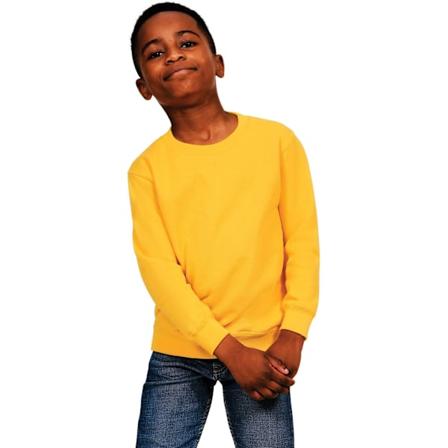 Casual Classics Barn/Barn Blended Ringspun Bomull Sweatshirt Yellow 12-13 Years