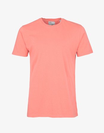 Classic Organic Tee - Bright Coral - M