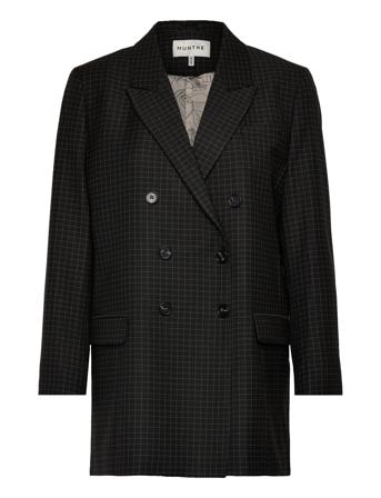 Eddison Blazers Double Breasted Blazers Black Munthe