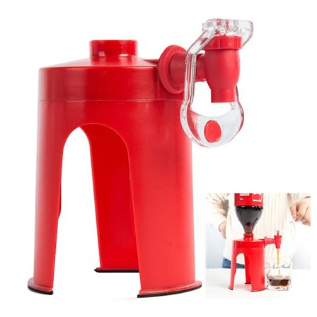 Dryckesflaska med omvänd drickfunktion, handtryckbar flaska, omvänd dryckesdispenser, hem, bar