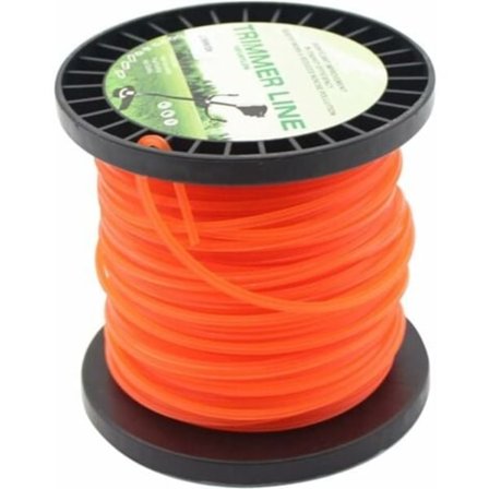 Universal erstatningstråd for gresstrimmer - 2,7 mm x 50 m - Kompatibel med de fleste standard trimmerhoder