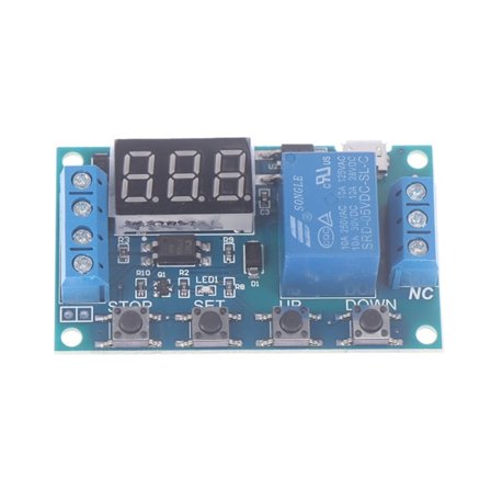 IC 1st relämodulomkopplare Trigger Time Delay Circuit Timer Cycle Blue