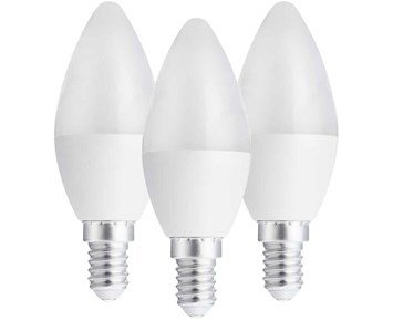 Andersson-LED bulb E14 C37 3W 2700K 250LM 3-pack-3-pk 3 W LED-pærer, E14, 250 lm-Tools & Garden-LED-pærer