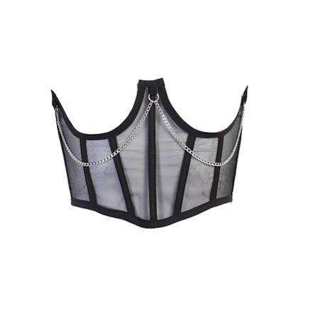 Korsetter til kvinder, sexet underbust gotisk top shaper modelleringsstrop