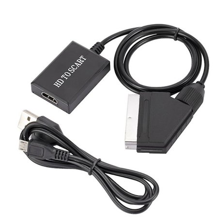 Hdmi till scart-konverterare 1080p Hd Audio Video Adapter