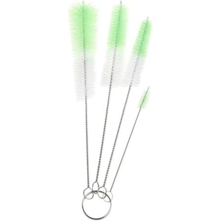 4 st rengöringsborstar set flaskrengöringsborstar mini piprengöring