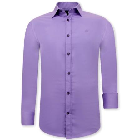 Gentile Bellini - Skjortor - Lila - Herr - Storlek: Xl, Herr, Storlek: XL