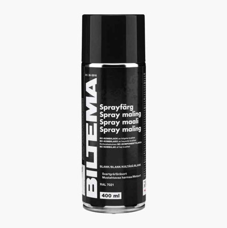 Sprayfärg blank svartgrå 400 ml - Biltema