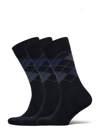 Amanda Christensen True Ankle Argyle - Black - 47-50