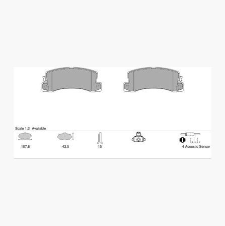 Bromsbelägg - Biltema