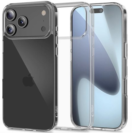 Tech-Protect Mobilskal till iPhone 17 Pro Flexair Hybrid - Clear