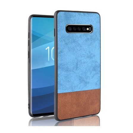 Samsung Galaxy s10 Plus Tofarget Hybrid Skinnetui - Blå