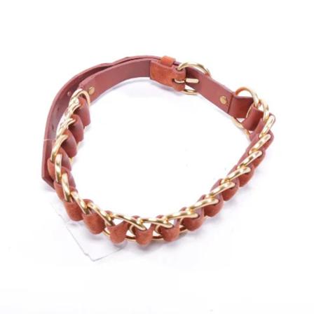 Miu Miu Pre-owned, Pre-owned Leather belts Bruin, Dames, Maat:ONE Size