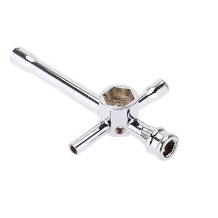 Hylsnyckelsats - 5,5 mm, 7 mm, 8 mm, 10 mm, 12 mm, 17 mm - Sexkantmejsel, Skiftnyckel, Reparationsverktyg för Bil, Lastbil, Grävmaskin