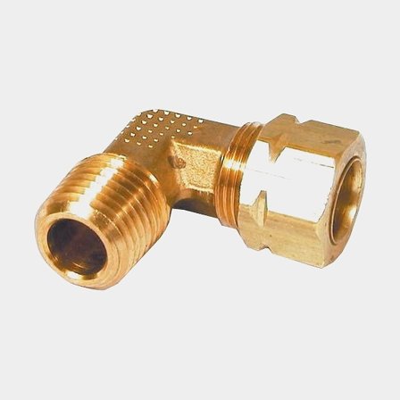 Ultraflex Vinkelbeslag 1/4" gänga - 3/8" slang