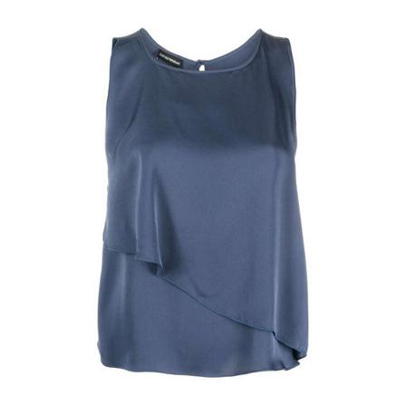 Emporio Armani Sleeveless Tops Blå, Dame