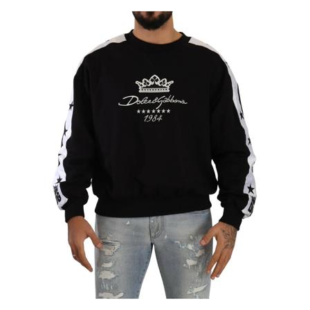 Dolce & Gabbana Sweatshirts svart, Herr, Herr, Storlek: S