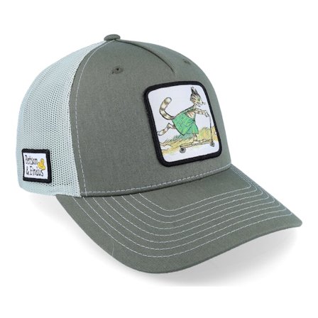 Pettson och Findus - Grønn trucker Caps - Findus Kickbike Olive/Grey Trucker @ Hatstore