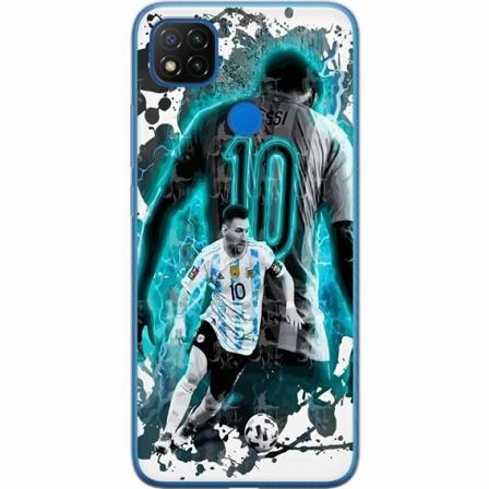 Xiaomi Redmi 9c Genomskinligt Skal Messi