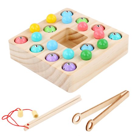 Montessori Babyleke, Treleker, Magnetisk Fiskespill p