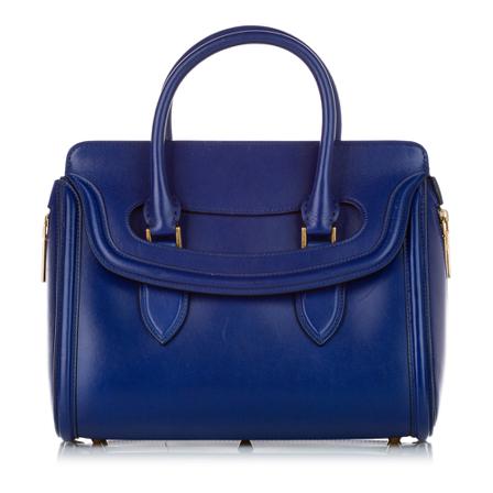 Alexander McQueen Pre-owned HandTas Calf , Blauw , Dames , Maat: ONE Size Vintage Tassen