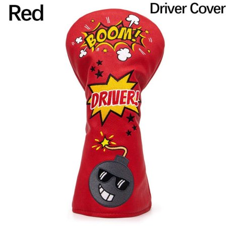 Golfkøllehoved Cover Golf Træ Cover RÖD DRIVER COVER DRIVER Rød Driver Cover-Driver Cover