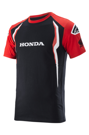 T-Skjorte Alpinestars Honda Moto-X Rød/Svart 5XL