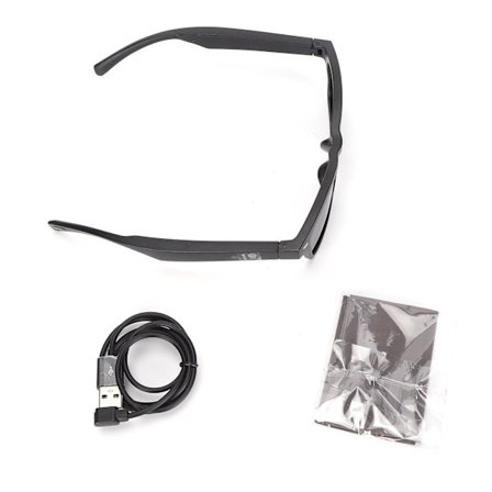 Smart Audio Solbriller AntiBlue Polariseret Audio Solbriller med Open Bone Conduction Earphones(Polariseret Lys )