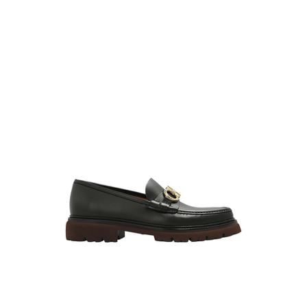 Salvatore Ferragamo, Loafers Bruin, Heren, Maat:44 EU,leer